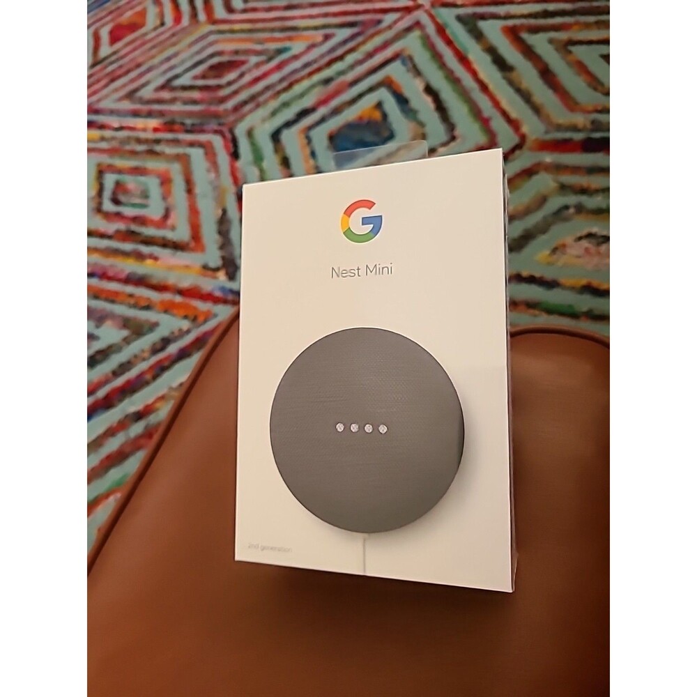 Google Nest Mini 2nd Gen Smart Speaker - Gray